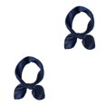 thumbnail image 3 of Minnieouse Bufandas De Cuello Elegantes Y Ligeras Para Mujer Manténgase A La Moda Bufanda Sin Esfuerzo Para Mujer azul marino 70*70CM Azul marino 70*70CM 2Conjunto, 3 of 6