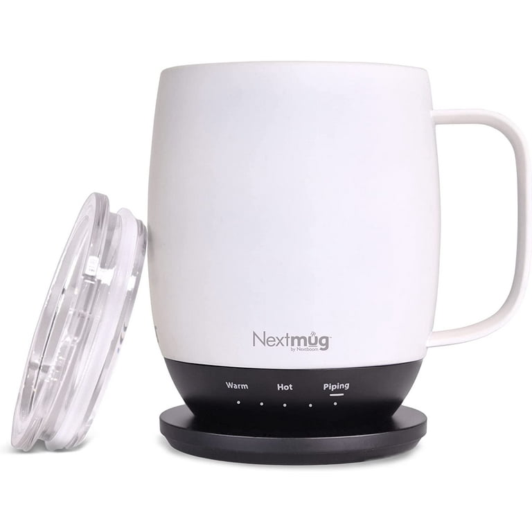 Nextmug - Temperature-Controlled, Self-Heating Coffee Mug (Ivory