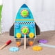 thumbnail image 5 of Juego de tablero de destornilladores en forma de cohete de madera, juguete educativo de inclinación temprana, tuercas y pernos de juguete para Hugo Destornillador Junta Juguetes, 5 of 7