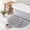Gray, variant on InsCrazy Bathroom Rugs Absorbent Half Round Carpet Water Absorbing Foot Mat Bathroom Entrance Floor Mat Bedroom Toilet Bathroom Non-Slip Mat Household Bath Decor 20" x 35"