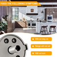 Fits for GE Stove Range Knobs Replacement WB03X25796 Gas Cooktop Knob