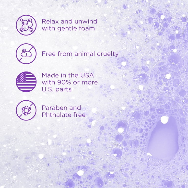 Equate Lavender Bubble Bath, 2-Pack 64 fl oz photo 7