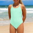 thumbnail image 6 of 10-11 T Kids Bathing Suits Girls Girls Swimsuit Rash Guard Piece For Beach Pool Party And Water Sports, 6 of 7
