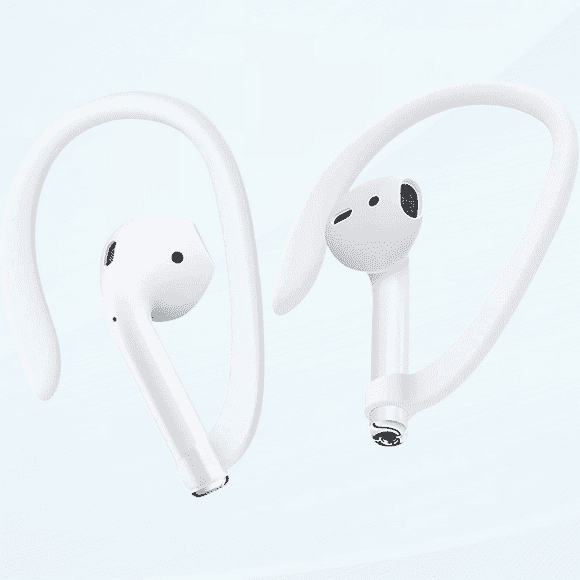 Porte-Écouteurs pour écouteurs Accessoires Compatibles avec les Écouteurs AirPod 3, 2, 1, Pro, Pro 2, AirPods Crochet Oreille AirPod Poignée Oreillettes (Blanc)
