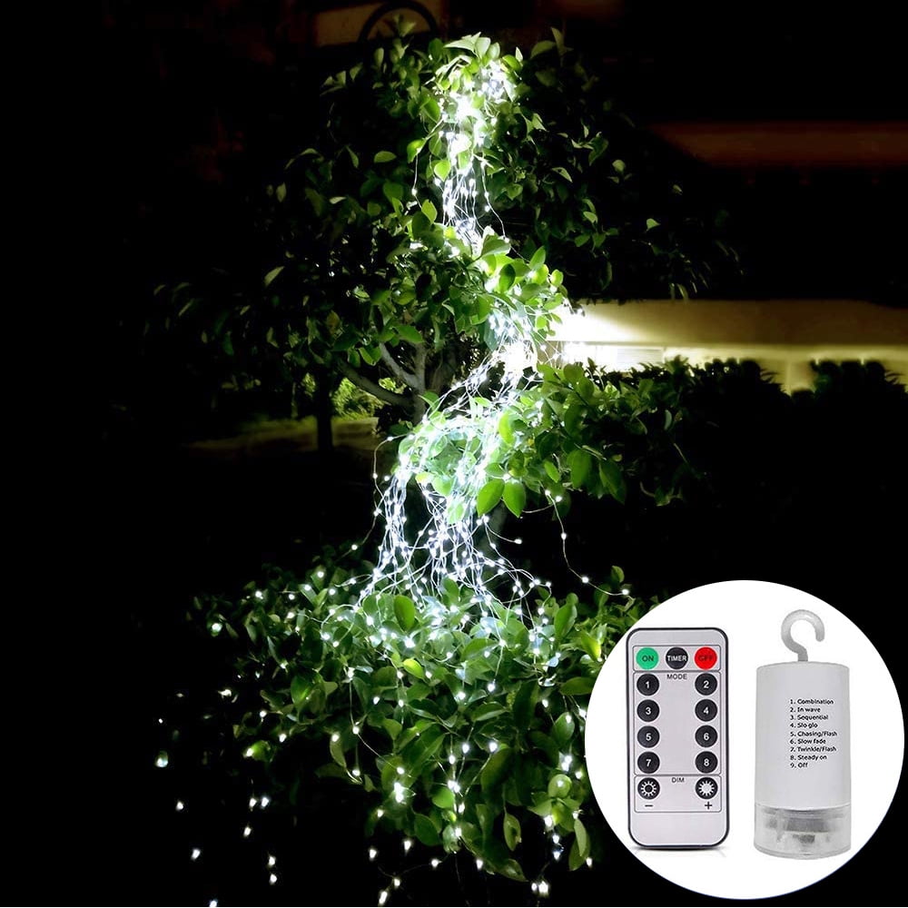 YLHHOME Waterfall Vine String Lights Twinkle Fairy Lights 10 Strands