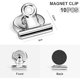 thumbnail image 4 of 12-pack Magnetic Clips, Strong Refrigerator Magnets, Perfect Magnets, 4 of 5