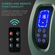Best Choice Products Foot Massager Machine, Therapeutic Reflexology Massager w/ High-Intensity Rollers - Dark Green