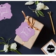 thumbnail image 6 of Inkdotpot Real Silver Foil Let Love Sparkle Wedding Tags Favor Bracket Shape Hang Pack Of 100 Paper Tags, 6 of 7