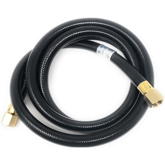 Madol 10' LP Propane Gas Hose Assembly 3/8" Female Flare x 3/8" Female Flare Coupling Connector [948-777] High or Low Pressure for LP GAS RV Grills Heaters Air Compressor