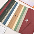 thumbnail image 2 of UPGRATOR 10Pcs Dark Red Retro Classic Wedding Invitation Envelopes with Elegant Design and Paper, 2 of 8