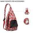 thumbnail image 2 of Abstract Geometric Sling Backpack - Modern Artistic Pattern Crossbody Bag, Lightweight Fashion Pack for Urban Commute, 2 of 4