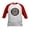 Red/White, variant on CafePress - St. Benedict Medal Baseball Jersey - Kids Cotton Baseball Jersey, 3/4 Sleeve Shirt