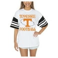 thumbnail image 3 of Women's Gameday Couture  White Tennessee Volunteers Starting Lineup Contrast Sporty Heritage Oversized T-Shirt, 3 of 4