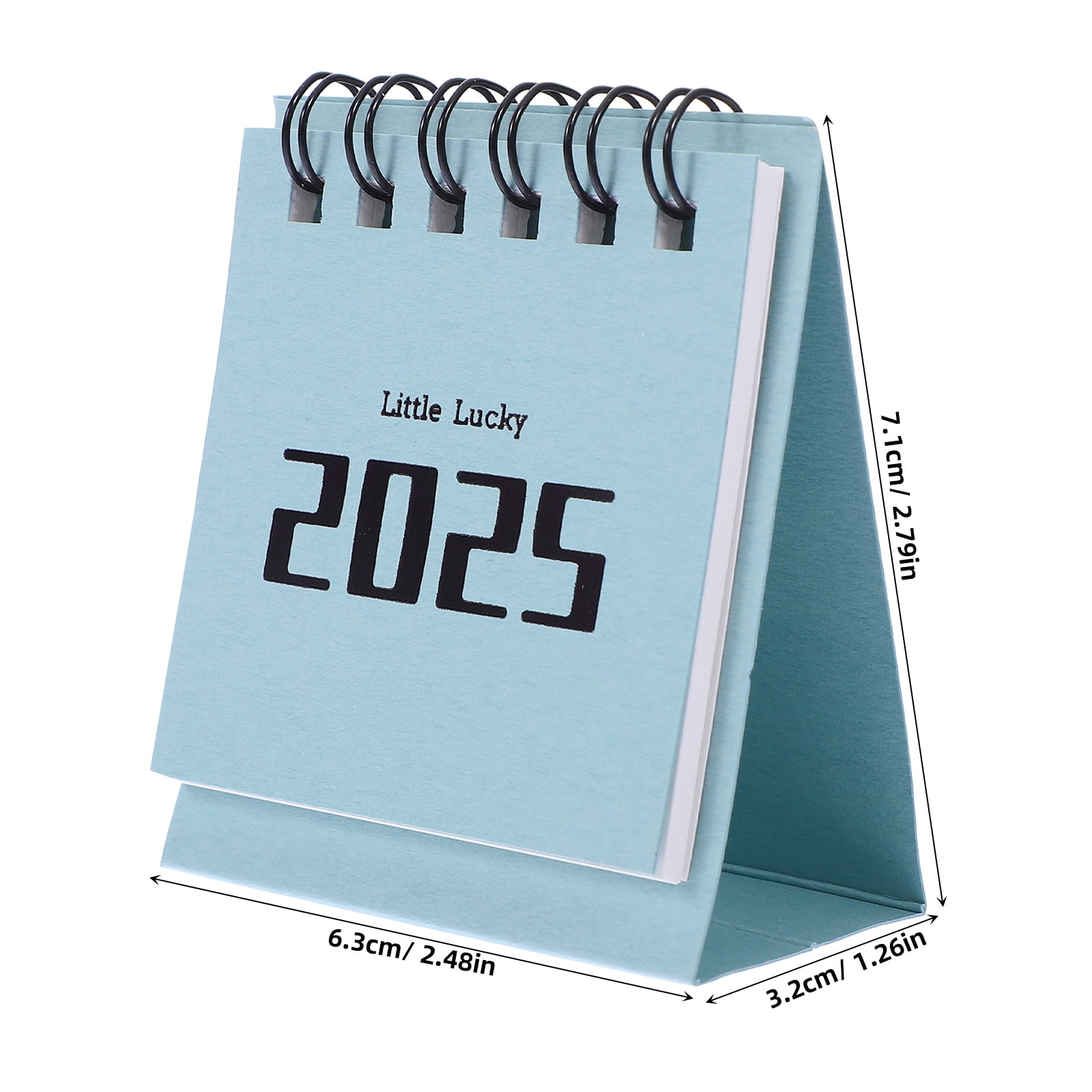 2025 ZOO Paper Kit Desktop Calendar - Set Of 6 Assemble-Yourself Animal Calendars, No Glue Needed