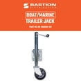 thumbnail image 3 of Bastion Marine Swivel Mount Trailer Jack Single Wheel 1000 lbs Capacity Stainless Steel, 3 of 7