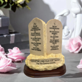 thumbnail image 5 of 3 Arches usa Ten Commandments Stone Replica Wall Decor, 7 Inches Tall, 5 of 6
