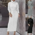 thumbnail image 2 of Long Sleeve Sweater Maxi Bodycon Skirt Two Piece Set, 2 of 7