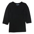 thumbnail image 1 of Karen Scott suéter de talla grande para mujer, negro, 3X, 1 of 1