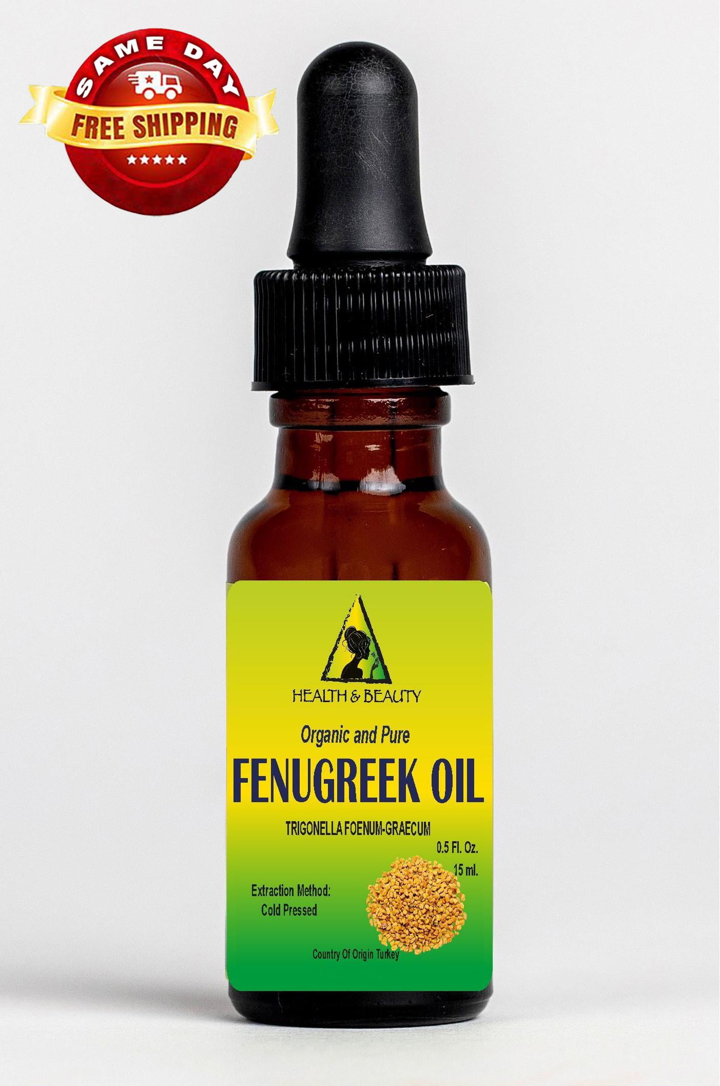 Fenugreek / methi carrier oil organic cold pressed pure glass dropper 0