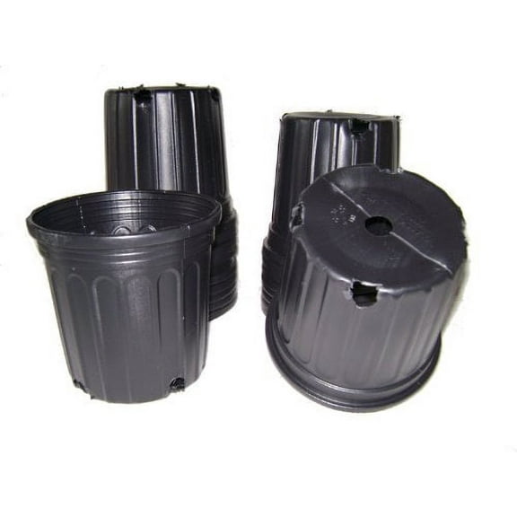 9GreenBox - 20 NEW Plastic Nursery 1 Gallon Trade POT ~ Holds 0.66 Gal