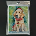 thumbnail image 3 of Golden Retriever Christmas Greeting Cards Pack of 8 7 in x 5 in, 3 of 3