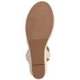thumbnail image 5 of Journee Womens Ashlee Platform Espadrille Wedge Sandals, Widths Available, 5 of 9