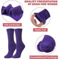 thumbnail image 3 of Dalrosia Womens Fuzzy Socks Cozy Fluffy Winter Cabin Slipper Warm Soft Microfiber Plush Home Sleeping Socks, 3 of 5