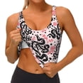 thumbnail image 3 of Fotbe Black Snake Sujetador Deportivo Largo sin Aros para Mujer con Almohadillas y Soporte Medio, Transpirable y Absorbente, Camiseta Tipo Chaleco o Tank Top-X-Large, 3 of 8