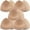 Beige, variant on Women's A/B Cup Removable Air Cotton Foam Sponge Bra Inserts, 3 Colors, 5 Pairs