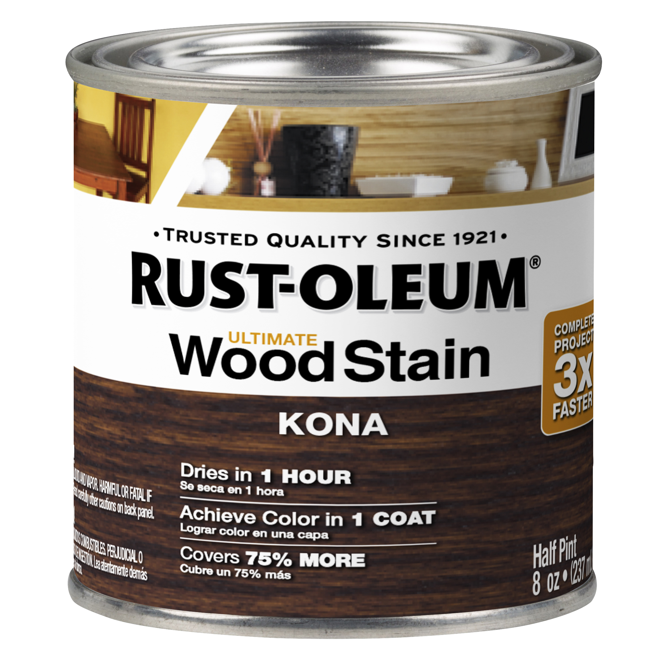 Kona, Rust-Oleum Ultimate Wood Stain-205188, Half Pint - image 2 of 6