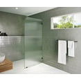 thumbnail image 7 of Glass Warehouse FL-RAD-36-R-PB Aurora 78" High X 36" Wide Shower Screen Frameless Shower, 7 of 7