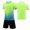Green, variant on Custom Football Kit Set for Adult and Child, Name Number Team Logo DIY Family Match Personalized Jersey Shirt Shorts Set, Dad and Son Matching Outfits Red XXXXS