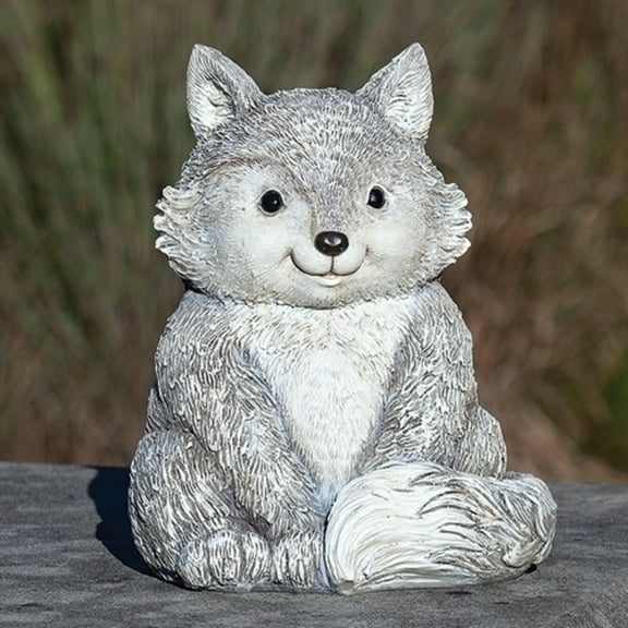Home & Garden Fox Pudgy Pal Polyresin Garden Statue Decor Spring 14533 .