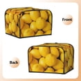 thumbnail image 3 of Haiem Ripe Yellow Lemon Print Toaster Covers 4 Slice Wide Slot,Bread Dust Cover & Fingerprint Protection,Bread Machine Cover,Appliance Covers, 3 of 7
