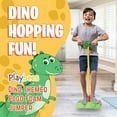 thumbnail image 2 of Playbees T-Rex Foam Pogo Stick - Jumper for Kids 3-7 Years, Coolest Toys for 5 Year Old Boy, Dinosaur Themed Bungee Pogo Stick - Inside & Outside Fun, Pogo Stick for Kids Age 5 and Up, 2 of 7