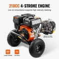 thumbnail image 2 of KFFKFF Gas-Powered Pressure Cleaner, 3500 PSI 2.6 GPM, Aluminum Pump Equipped Pressure Washer, Spray Gun and Extension Wand Included, Set of 5 Nozzles, Suitable for Vehicles, Fences, Residences, 2 of 9
