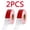 2pcs, variant on 2pcs Red and White Reflective Tape, Waterproof Self-Adhesive Safety Strip for Cars, Trucks, Trailers and Bikes, Easter Gifts, High Visibility for Night Driving and Vehicle Annual Inspection, 100ft