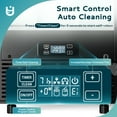 thumbnail image 4 of EUHOMY 80lbs Under Counter Ice Maker, Built-In Commercial Cube Ice Machine with Drain Pump, Auto Clean, Black, 4 of 9