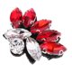 thumbnail image 4 of Parche de Rhinestone rojo Gloria con cuentas de mariposa 4.2 x 3.1 cm, 4 of 7