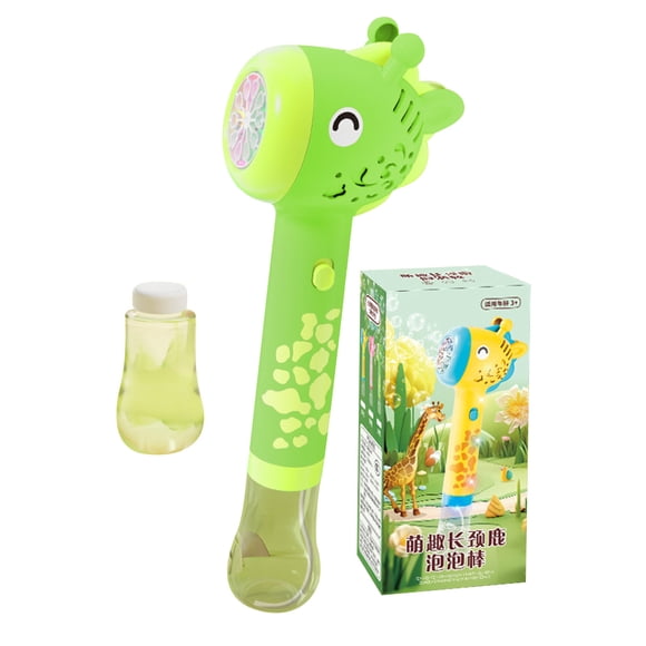 Meitianfacai Children's Giraffe 10 Hole Machine Handheld Fully Automatic Summer Outdoor Stick Toy Children's Toy Stick 90ml Water