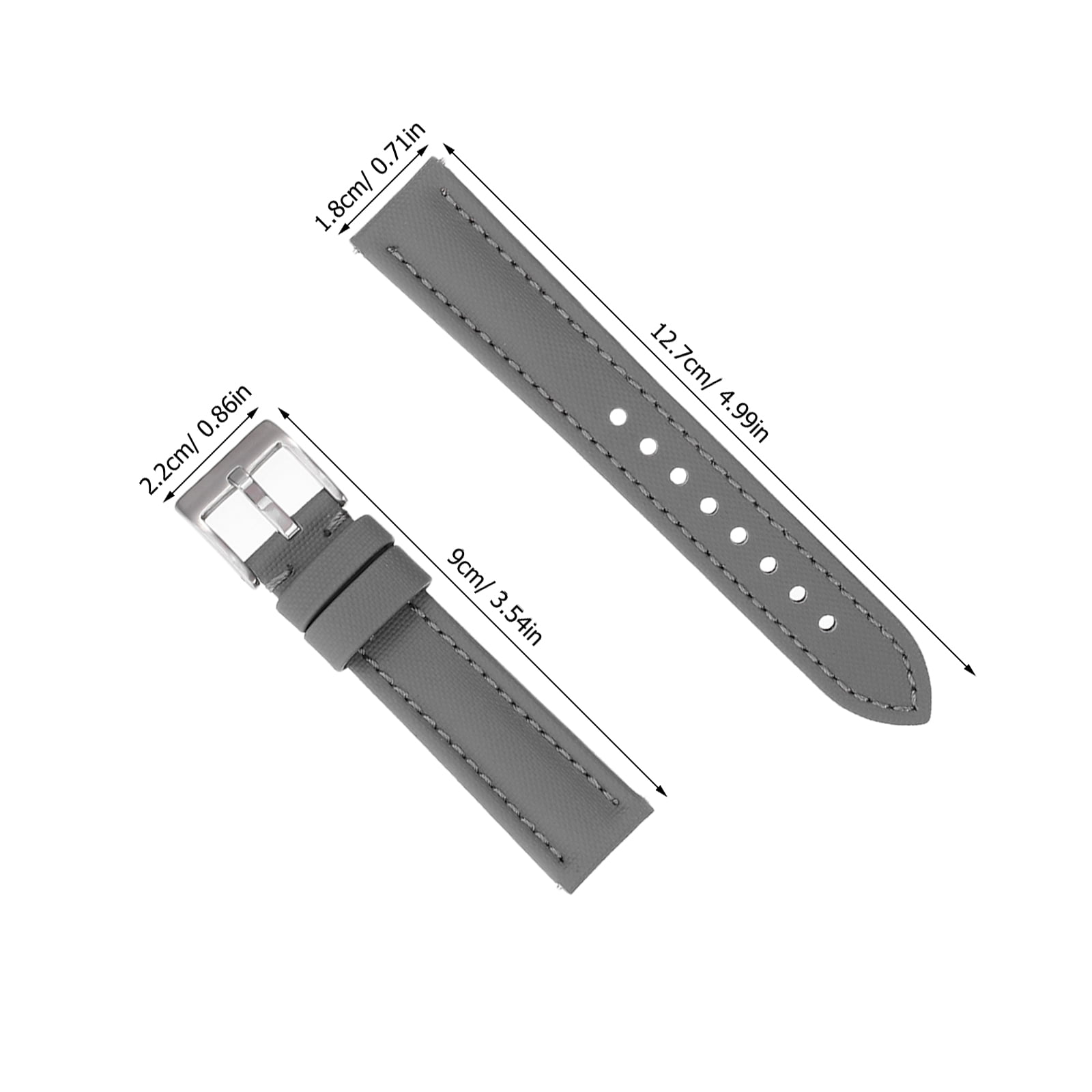 ETHZZLE Nylon Quick Release Watch Band Adjustable Strap for Smartwatch Comfortable and Breathable