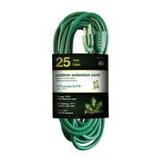 GoGreen Power GG-13725GN 16/3 25' Heavy Duty Extension Cord, Outdoor Extension Cord, Green, 25 Ft