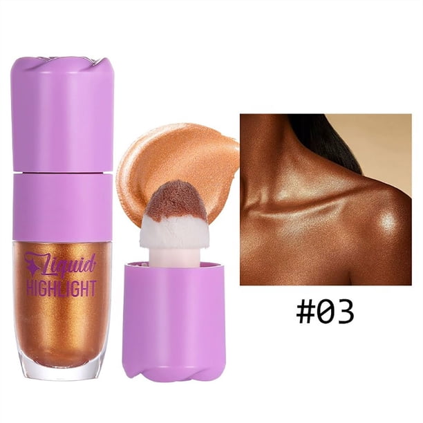 Iluminador líquido de alta cobertura, maquillaje natural, contorno y modulación, 20 ml