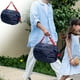 thumbnail image 4 of Bolsa reutilizable Bolsas de plegables impermeables con asas Cremallera grande Azul Zulema Bolsas de compras reutilizables, 4 of 7