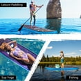 thumbnail image 4 of Goplus 10.5' Inflatable Stand Up Paddle Board Surfboard W/Bag Aluminum Paddle, 4 of 11