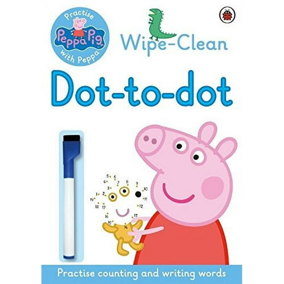 Peppa Pig: Practise with Peppa: Wipe-clean Dot-to-Dot (Paperback)