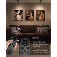 thumbnail image 4 of EZVALO Projecteurs Intérieurs avec Télécommande, Lumières Photo Rechargeables 5500mAh, Éclairage LED Sans Fil avec Minuterie et Intensité Réglable, 3CCT, Mini Spot L, 4 of 9