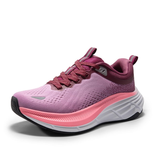 Zapatillas para caminar mujer NORTIV 8 moradas talla 8 con amortiguación