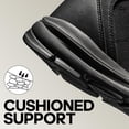 thumbnail image 4 of Botas tácticas de trabajo para hombre NORTIV 8, cuero negro, talla 10.5, 4 of 9