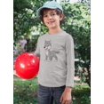 thumbnail image 2 of Happy Wolf Long Sleeve Toddler -Image by Shutterstock,  3 Toddler, 2 of 4